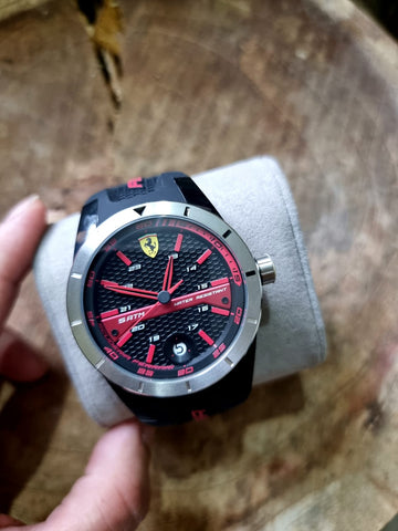 Scuderia Ferrari Analog Black Dial Men's Watch-830253